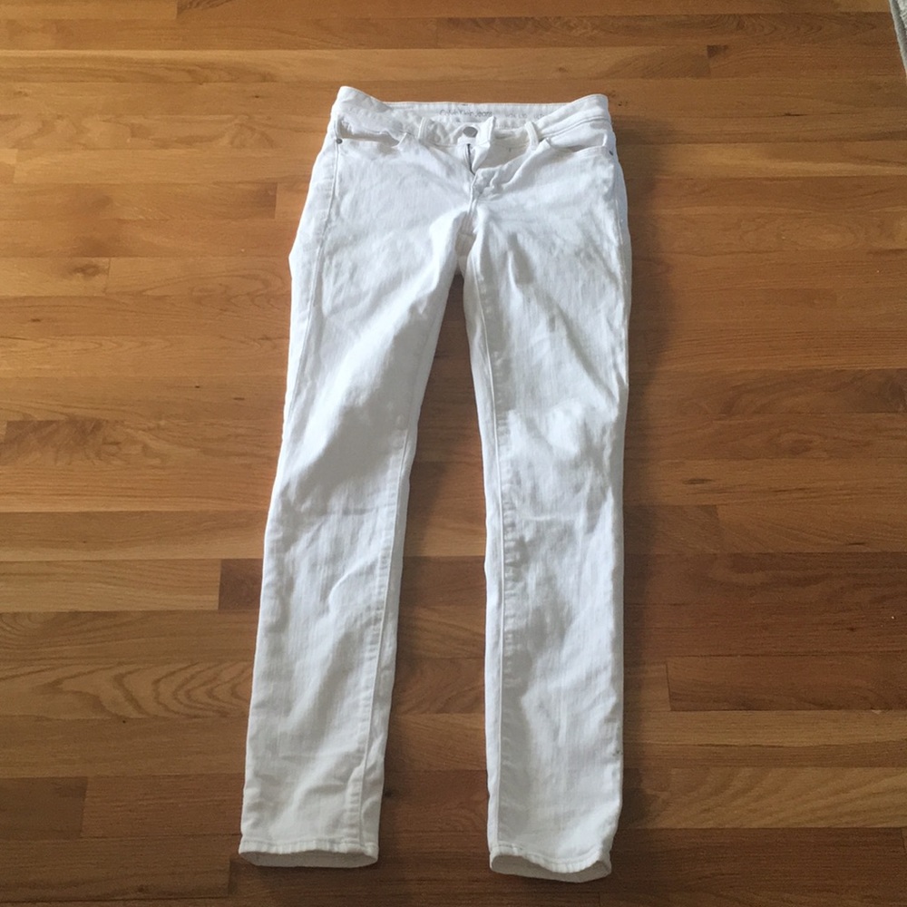 Calvin Klein white jeans